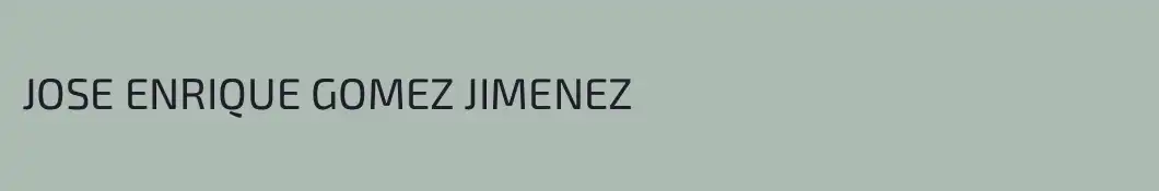 JOSE ENRIQUE GOMEZ JIMENEZ